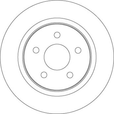 TRW | Bremsscheibe | DF4422