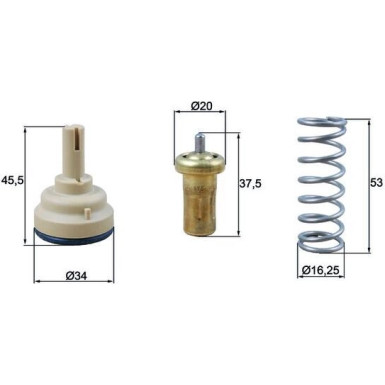 Mahle | Thermostat, Kühlmittel | TX 181 95D