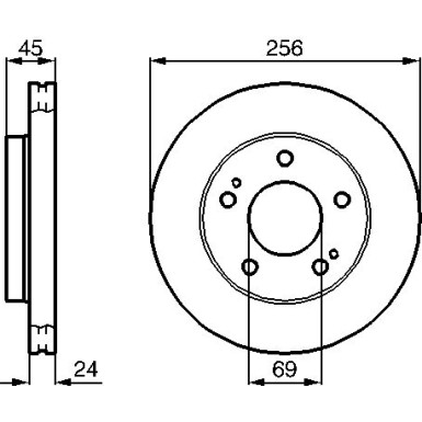 BOSCH | Bremsscheibe | 0 986 478 708