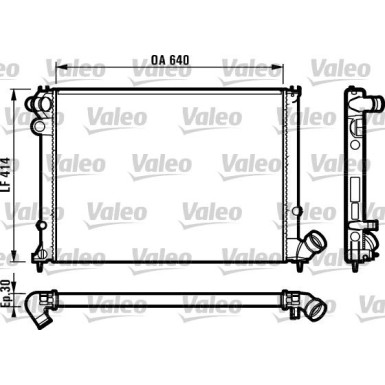 Valeo | Kühler, Motorkühlung | 731383