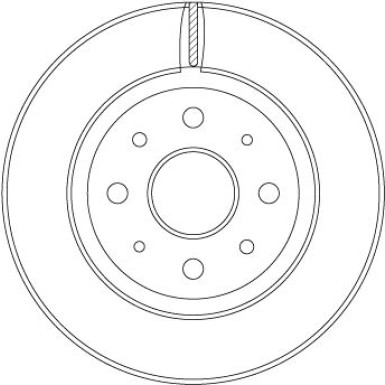 TRW | Bremsscheibe | DF4410