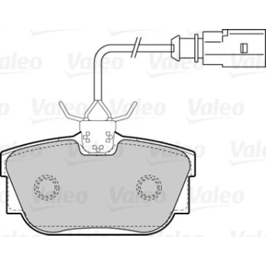 Valeo | Bremsbelagsatz, Scheibenbremse | 301650