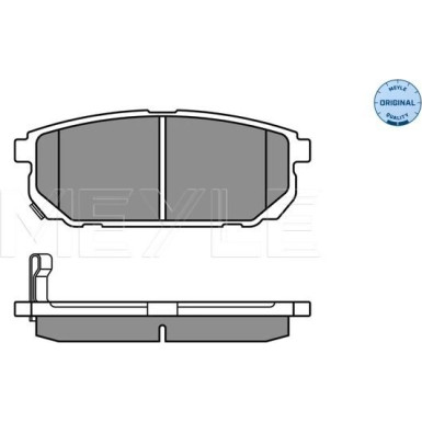 Meyle | Bremsbelagsatz, Scheibenbremse | 025 240 5815/W