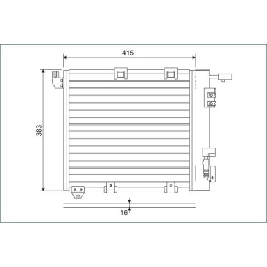 Valeo | Kondensator, Klimaanlage | 817506