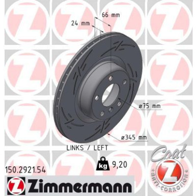 Zimmermann | Bremsscheibe | 150.2921.54