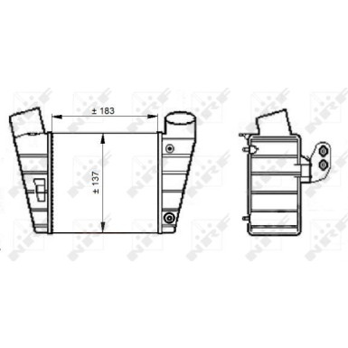 NRF | Ladeluftkühler | 30544