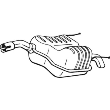 Bosal | Endschalldämpfer | 185-461 Bosal | Endschalldämpfer | 185-461