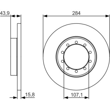 BOSCH | Bremsscheibe | 0 986 479 A34