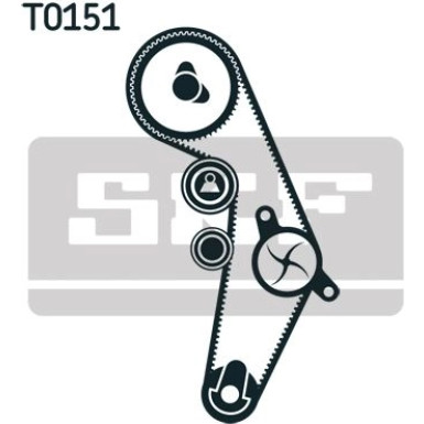 SKF | Zahnriemensatz | VKMA 01018