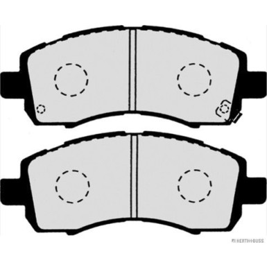 Herth+Buss Jakoparts | Bremsbelagsatz, Scheibenbremse | J3607012