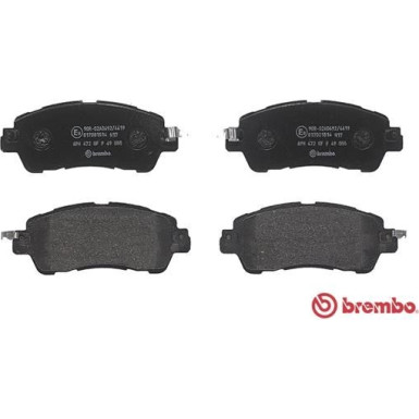 Brembo | Bremsbelagsatz, Scheibenbremse | P 49 055