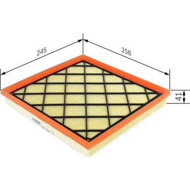 BOSCH F 026 400 351 Luftfilter