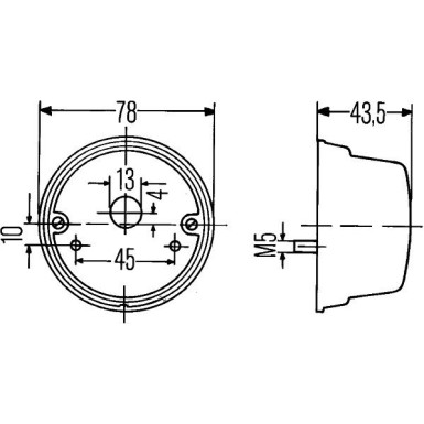 Hella | Heckleuchte | 2SB 001 259-261