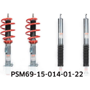 Eibach | Fahrwerkssatz, Federn/Dämpfer | Fahrwerkssatz Federn Dämpfer Pro Street Multi | PSM69-15-014-01-22