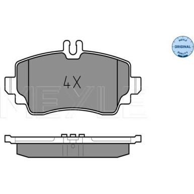 Meyle | Bremsbelagsatz, Scheibenbremse | 025 239 0319