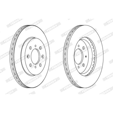 Ferodo | Bremsscheibe | DDF1610C