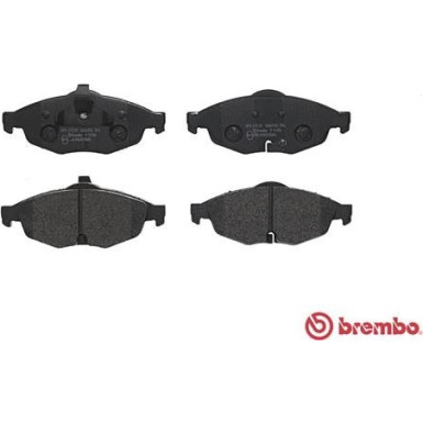 Brembo | Bremsbelagsatz, Scheibenbremse | P 11 016