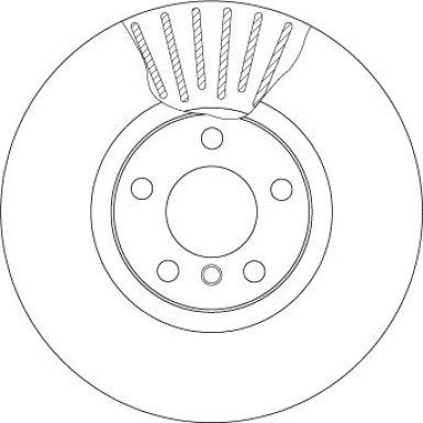 TRW | Bremsscheibe | DF4853S