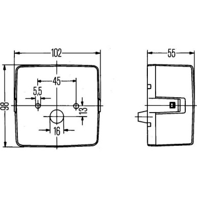 Hella | Heckleuchte | 2SE 004 623-001