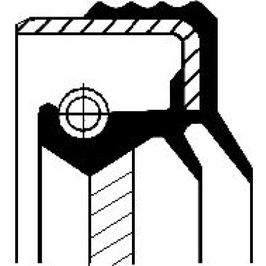 Corteco | Wellendichtring, Differential | 01020413B