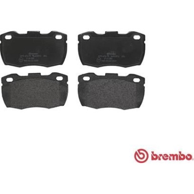 Brembo | Bremsbelagsatz, Scheibenbremse | P 44 005