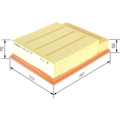 BOSCH F 026 400 437 Luftfilter