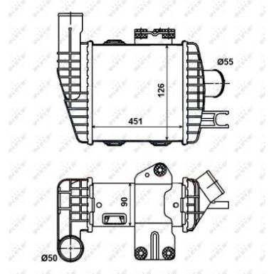 NRF | Ladeluftkühler | 30371