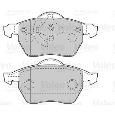 Valeo | Bremsbelagsatz, Scheibenbremse | 301008