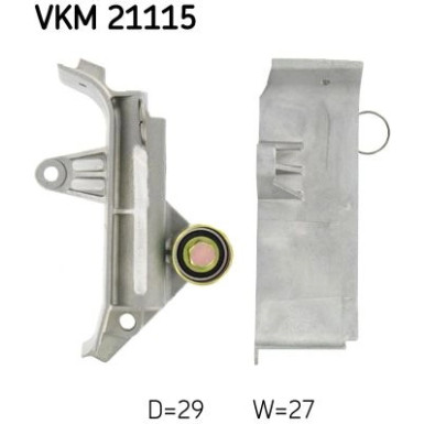 SKF | Umlenk-/Führungsrolle, Zahnriemen | VKM 21115