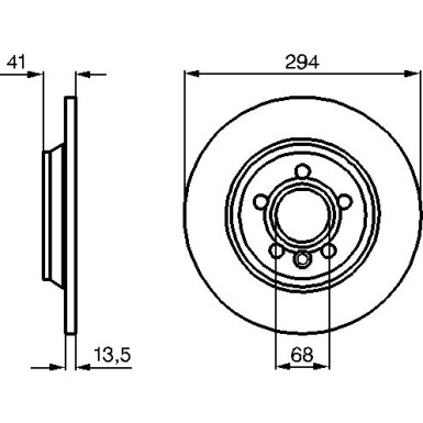 BOSCH | Bremsscheibe | 0 986 478 569