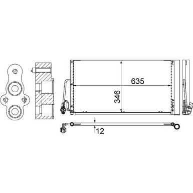 Mahle | Kondensator, Klimaanlage | AC 590 000S