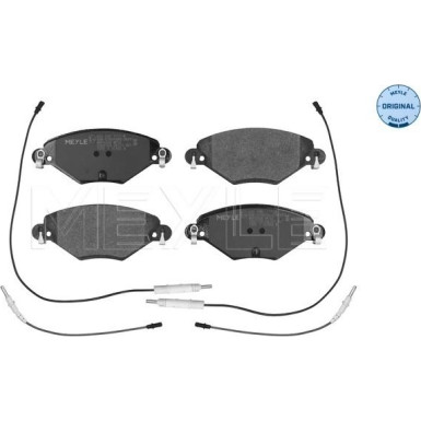 Meyle | Bremsbelagsatz, Scheibenbremse | 025 232 7717/W