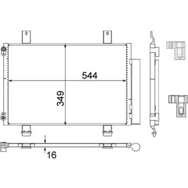 Mahle | Kondensator, Klimaanlage | AC 456 000S