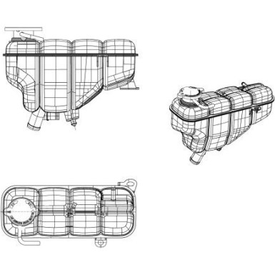 NRF | Ausgleichsbehälter, Kühlmittel | 454037
