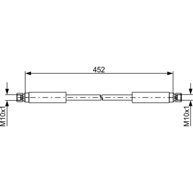 BOSCH | Bremsschlauch | 1 987 481 754