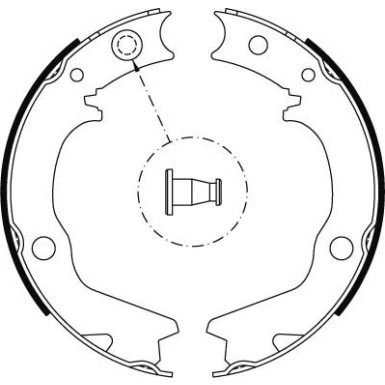 TRW | Bremsbackensatz, Feststellbremse | GS8479