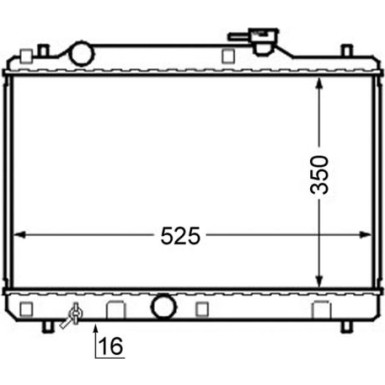 Mahle | Kühler, Motorkühlung | CR 743 000S