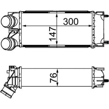 Mahle | Ladeluftkühler | CI 367 000S