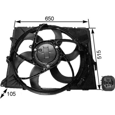 Mahle | Lüfter, Motorkühlung | CFF 264 000S