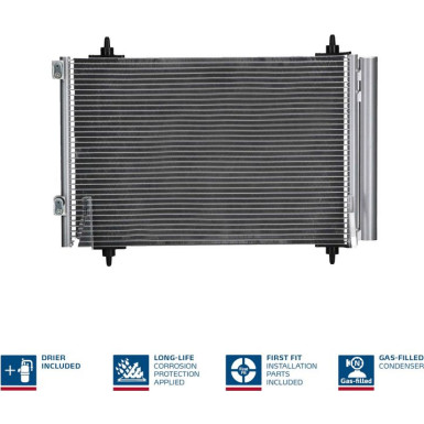 Nissens | Kondensator, Klimaanlage | 94826 Nissens | Kondensator, Klimaanlage | 94826