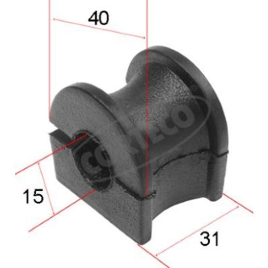 Corteco | Lagerung, Stabilisator | 80000462