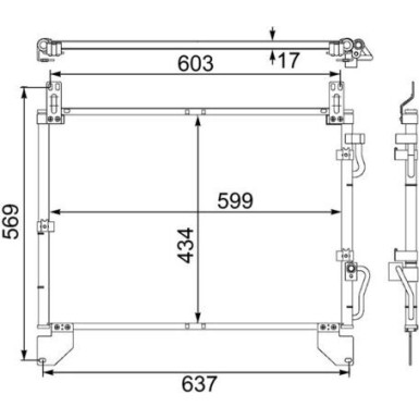 Mahle | Kondensator, Klimaanlage | AC 480 000S