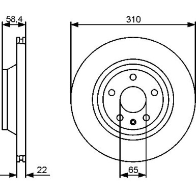 BOSCH | Bremsscheibe | 0 986 479 466