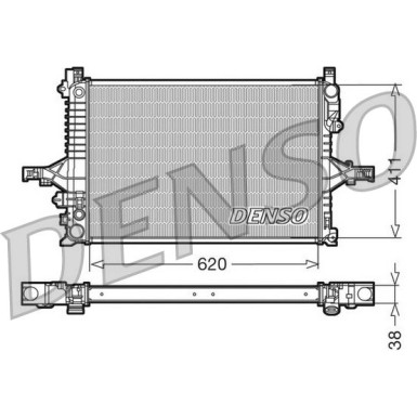 Denso | Kühler, Motorkühlung | DRM33066