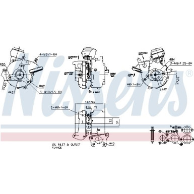 Nissens | Lader, Aufladung | 93056