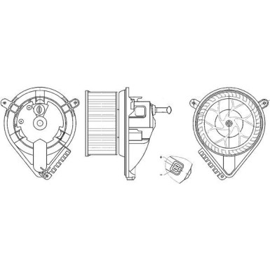 Mahle | Innenraumgebläse | AB 271 000S