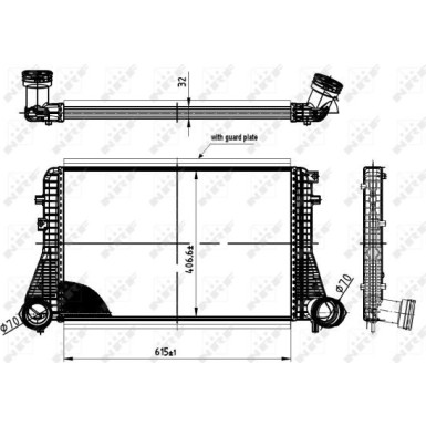 NRF | Ladeluftkühler | 30454
