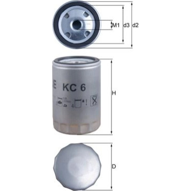 Knecht | Kraftstofffilter | KC 6