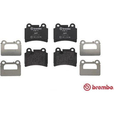 Brembo | Bremsbelagsatz, Scheibenbremse | P 85 111