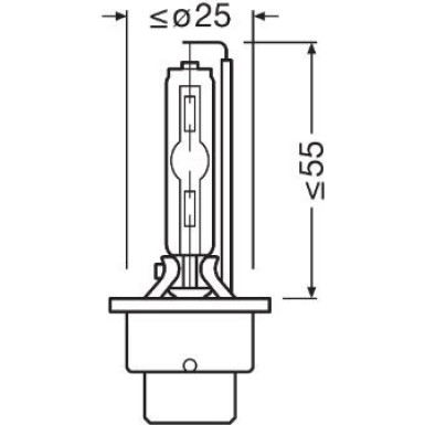 Osram | Glühlampe, Fernscheinwerfer | Original D2S XENARC® Faltschachtel | 66240